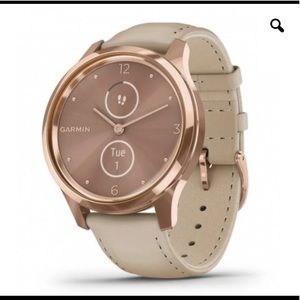 Garmin 42mm vivoMOVE LUXE w/ Italian leather band